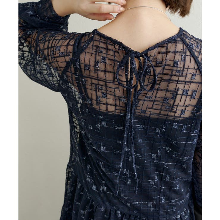 【Omekashi】シアーティアードワンピース | PAL GROUP OUTLET | 詳細画像13 