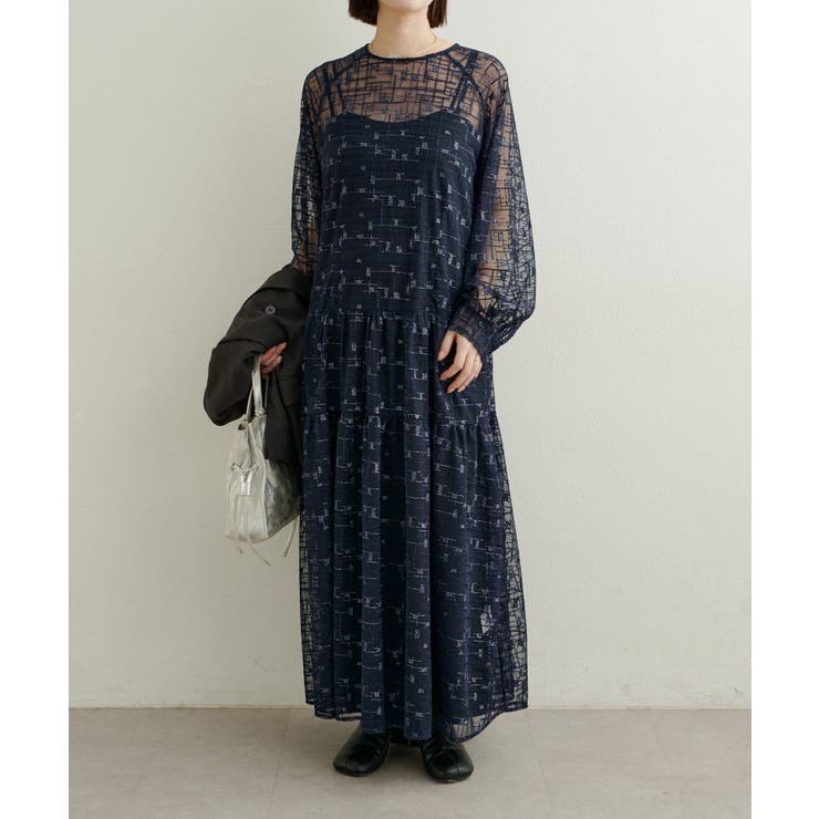 【Omekashi】シアーティアードワンピース | PAL GROUP OUTLET | 詳細画像7 