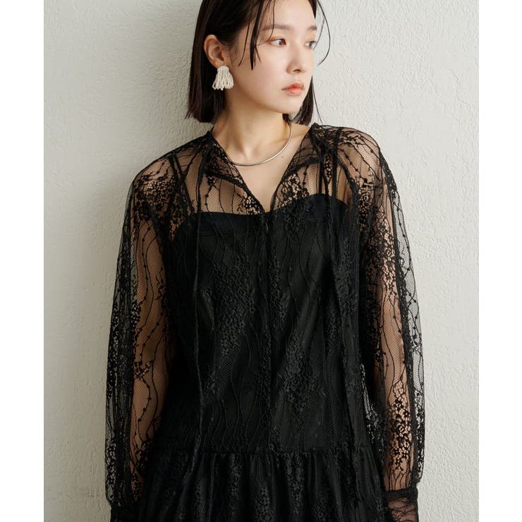 【Omekashi】シアーティアードワンピース | PAL GROUP OUTLET | 詳細画像31 