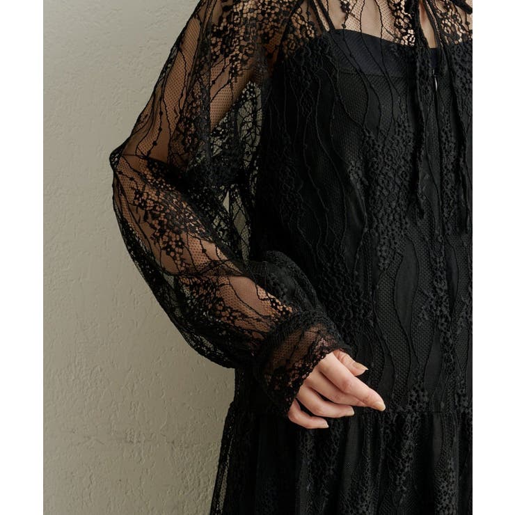 【Omekashi】シアーティアードワンピース | PAL GROUP OUTLET | 詳細画像37 