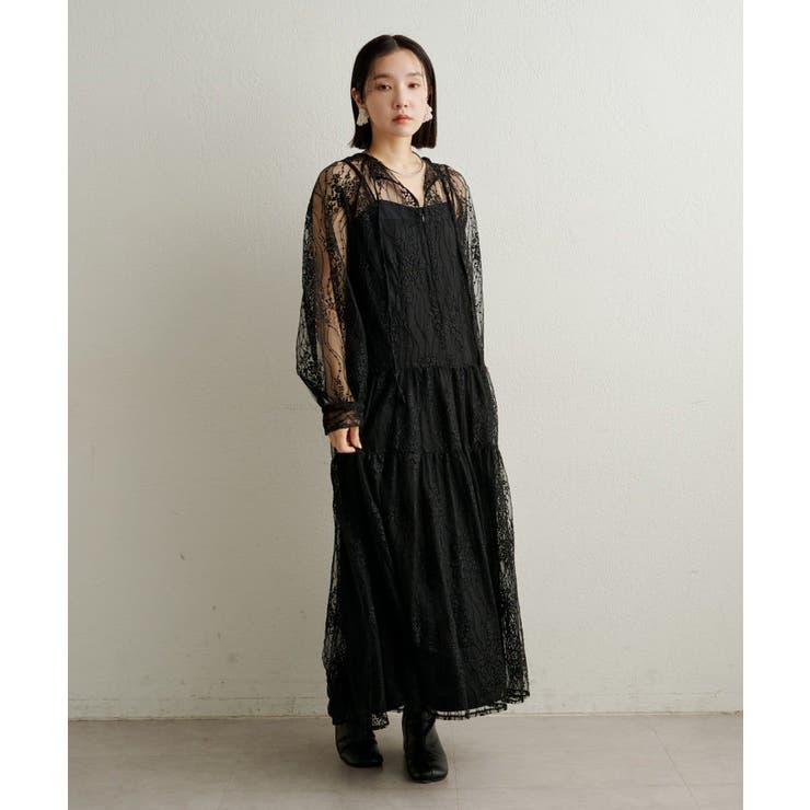 【Omekashi】シアーティアードワンピース | PAL GROUP OUTLET | 詳細画像17 