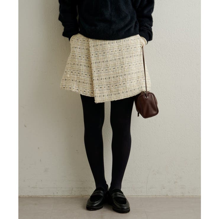 【Omekashi】ツイードラップスカート | PAL GROUP OUTLET | 詳細画像7 
