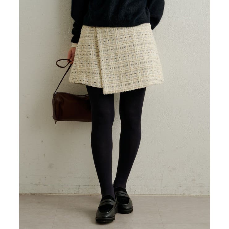 【Omekashi】ツイードラップスカート | PAL GROUP OUTLET | 詳細画像8 
