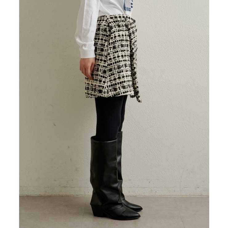 【Omekashi】ツイードラップスカート | PAL GROUP OUTLET | 詳細画像35 