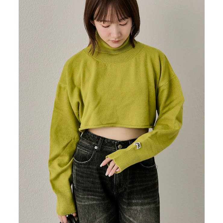 LIM | 【mline】[mline]ショート タートルニット | PAL GROUP OUTLET