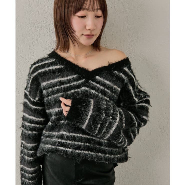 【mline】[mline]ミックスストライプニット | PAL GROUP OUTLET | 詳細画像4 