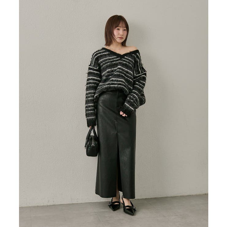 【mline】[mline]ミックスストライプニット | PAL GROUP OUTLET | 詳細画像7 