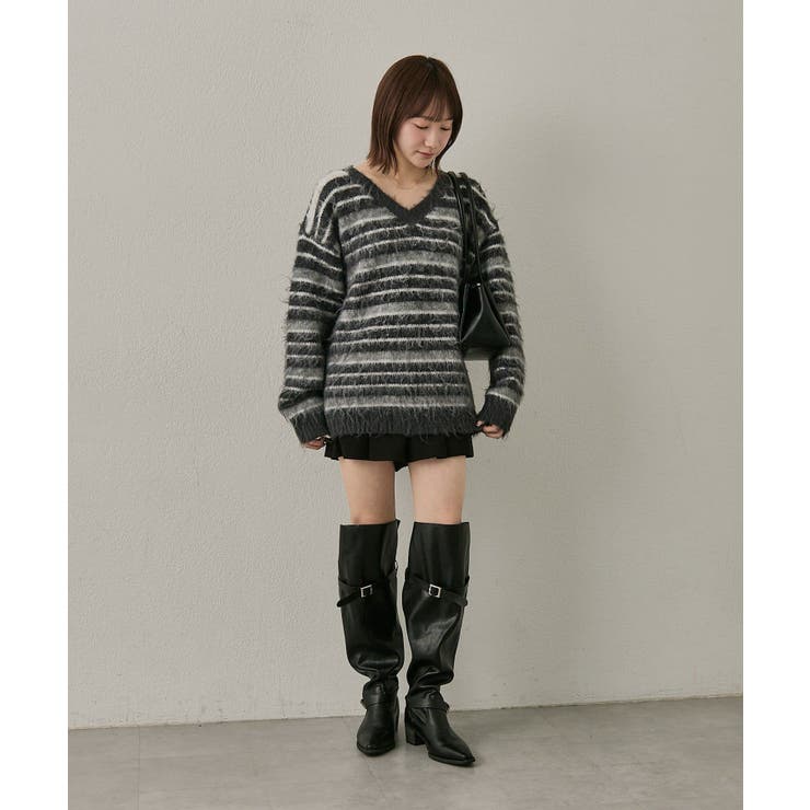 【mline】[mline]ミックスストライプニット | PAL GROUP OUTLET | 詳細画像25 