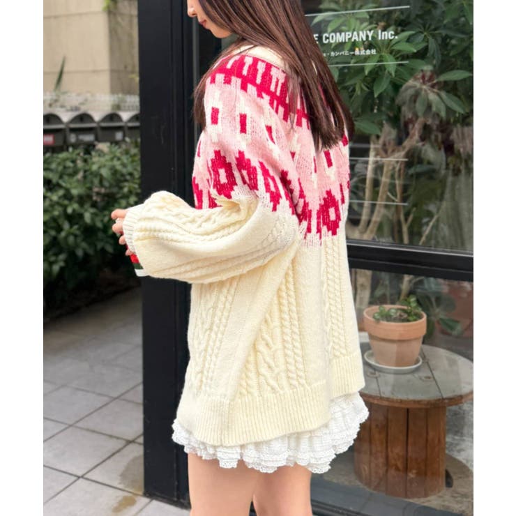 【w closet】ノルディックアランニット | PAL GROUP OUTLET | 詳細画像16 