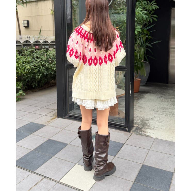 【w closet】ノルディックアランニット | PAL GROUP OUTLET | 詳細画像19 