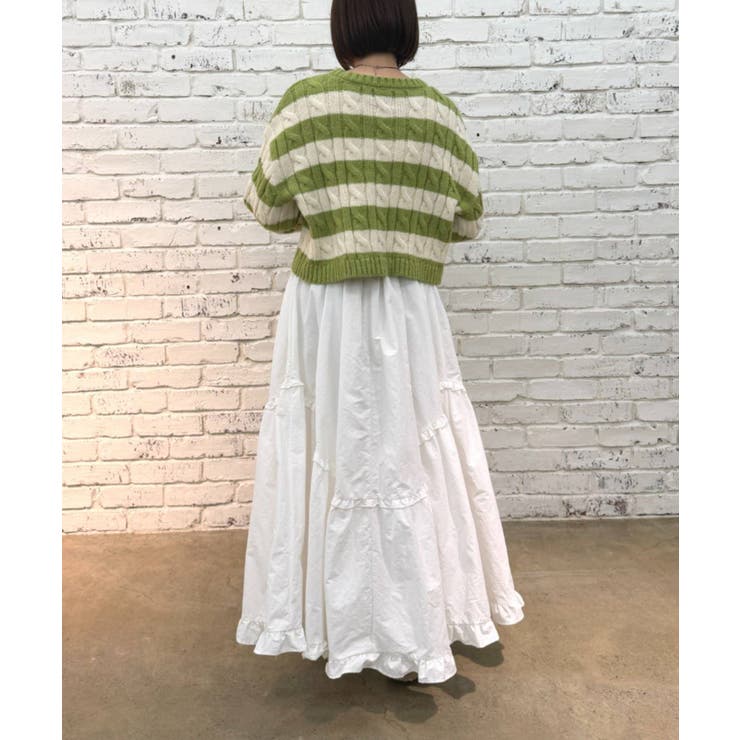 【w closet】ボーダーアランニット | PAL GROUP OUTLET | 詳細画像15 