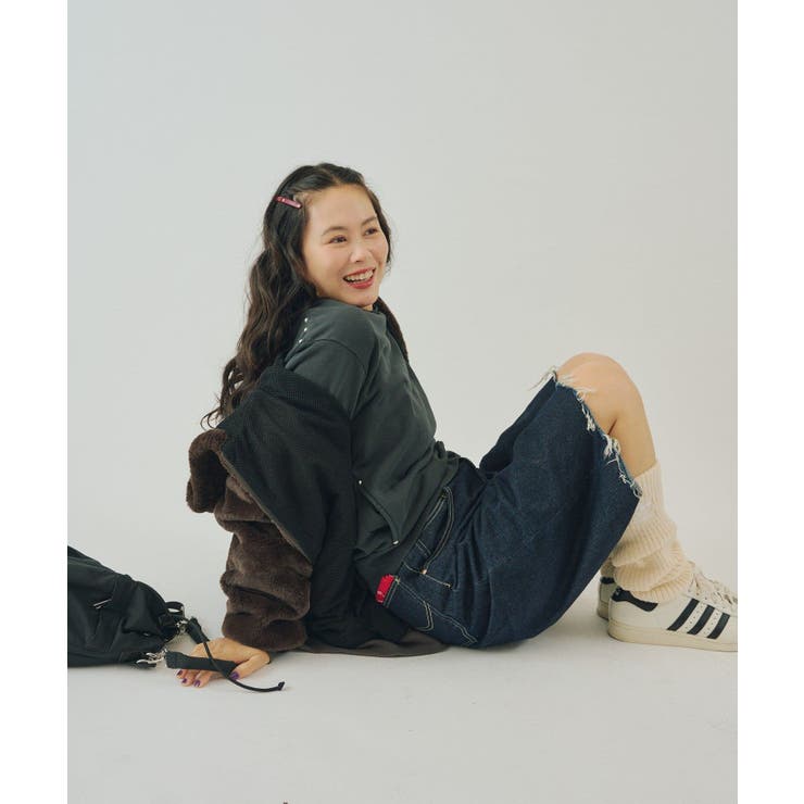 【Kastane】PIGMENT DYE STUDS SWEAT P/O | PAL GROUP OUTLET | 詳細画像13 