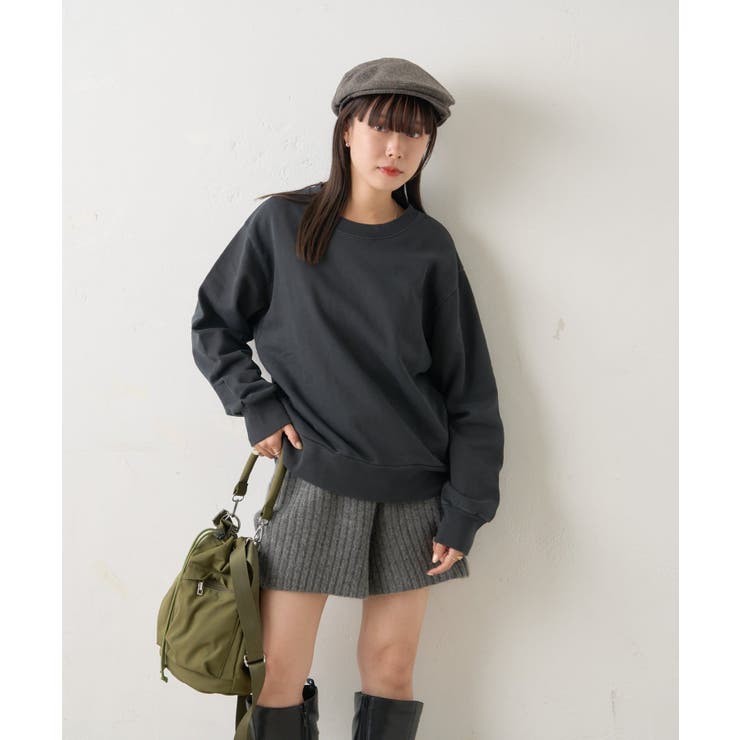 【Kastane】PIGMENT DYE STUDS SWEAT P/O | PAL GROUP OUTLET | 詳細画像8 