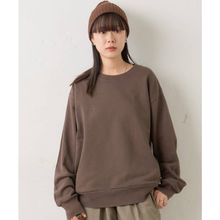 BRN | 【Kastane】PIGMENT DYE STUDS SWEAT P/O | PAL GROUP OUTLET