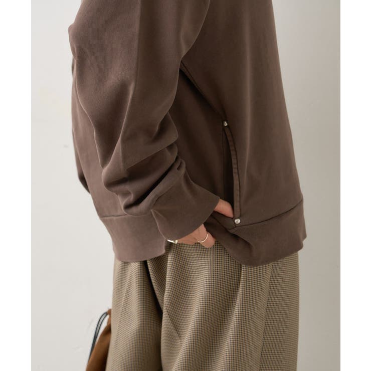 【Kastane】PIGMENT DYE STUDS SWEAT P/O | PAL GROUP OUTLET | 詳細画像19 