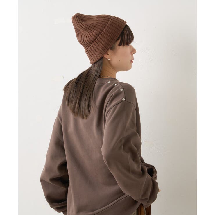 【Kastane】PIGMENT DYE STUDS SWEAT P/O | PAL GROUP OUTLET | 詳細画像20 