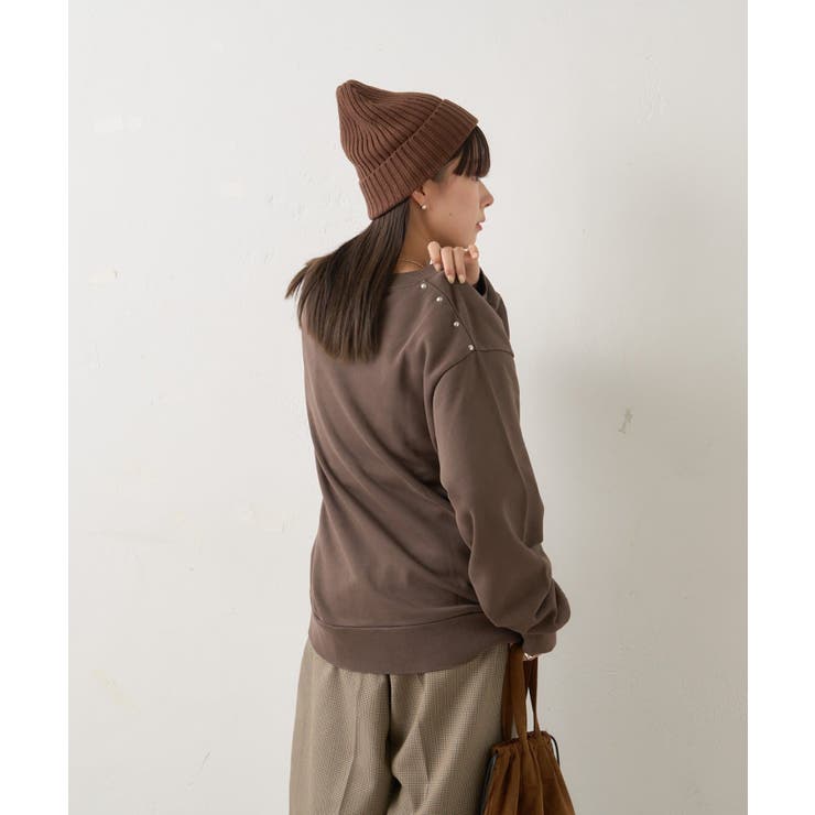 【Kastane】PIGMENT DYE STUDS SWEAT P/O | PAL GROUP OUTLET | 詳細画像21 