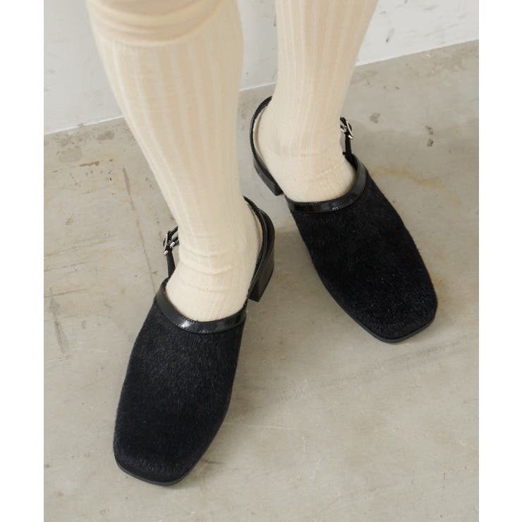 【Kastane】ハラコパイピングヒール | PAL GROUP OUTLET | 詳細画像3 