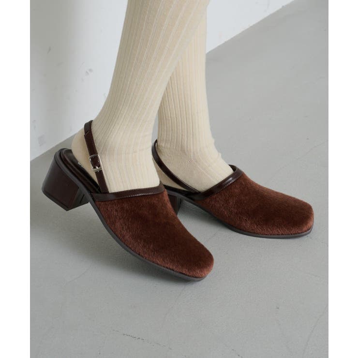 【Kastane】ハラコパイピングヒール | PAL GROUP OUTLET | 詳細画像6 