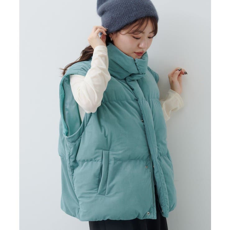 BLU | 【Kastane】ベロアパディングブルゾン | PAL GROUP OUTLET