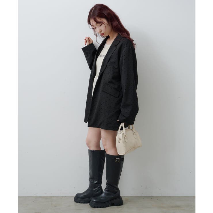 【Kastane】ドットサテンジャケット | PAL GROUP OUTLET | 詳細画像11 