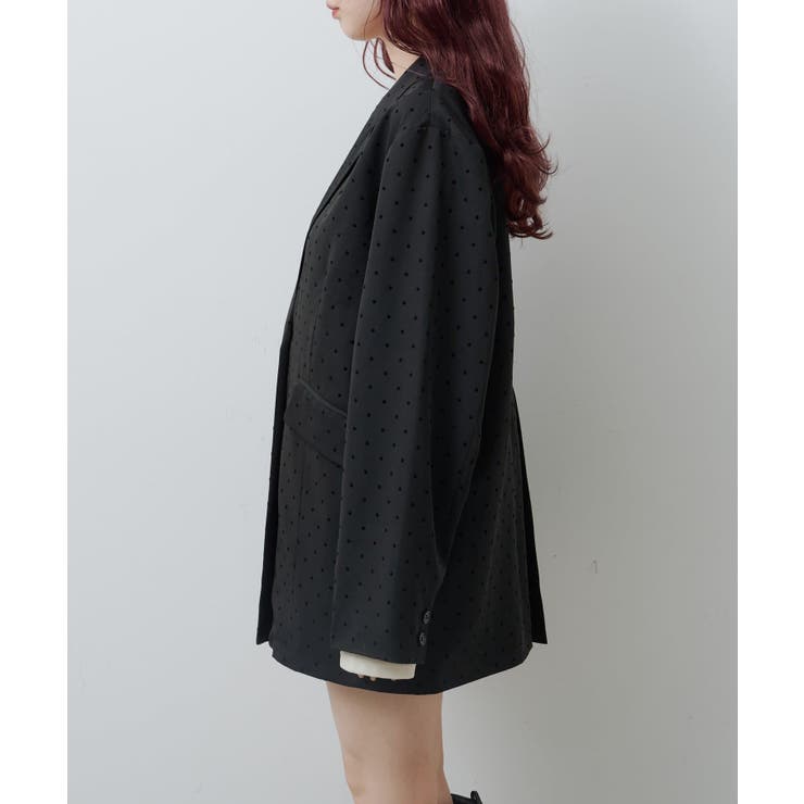 【Kastane】ドットサテンジャケット | PAL GROUP OUTLET | 詳細画像19 