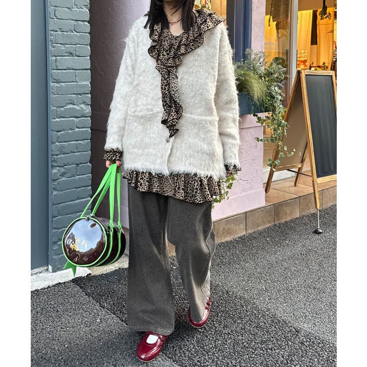 【Ciaopanic】【neutral】シャギーニットカーディガン | PAL GROUP OUTLET | 詳細画像4 