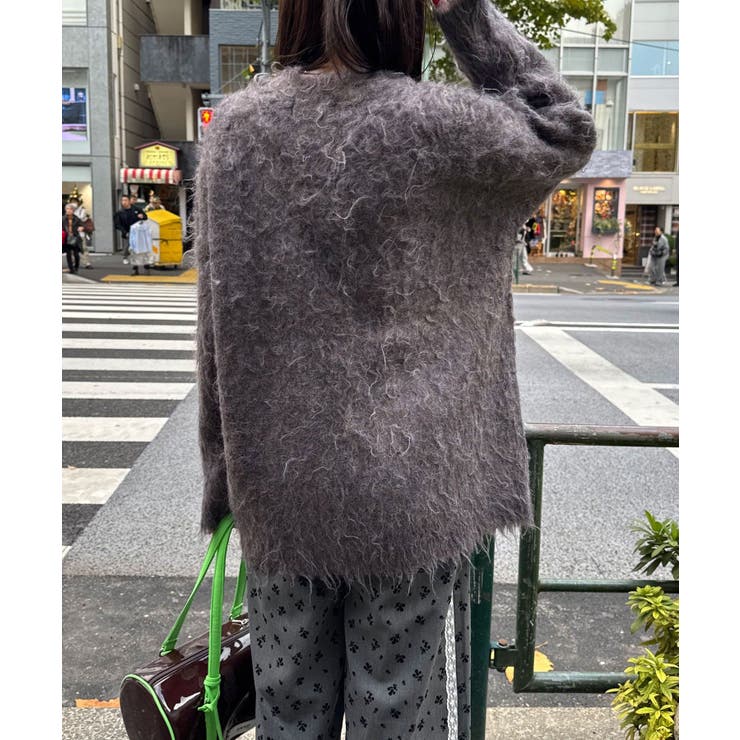 【Ciaopanic】【neutral】シャギーニットカーディガン | PAL GROUP OUTLET | 詳細画像23 