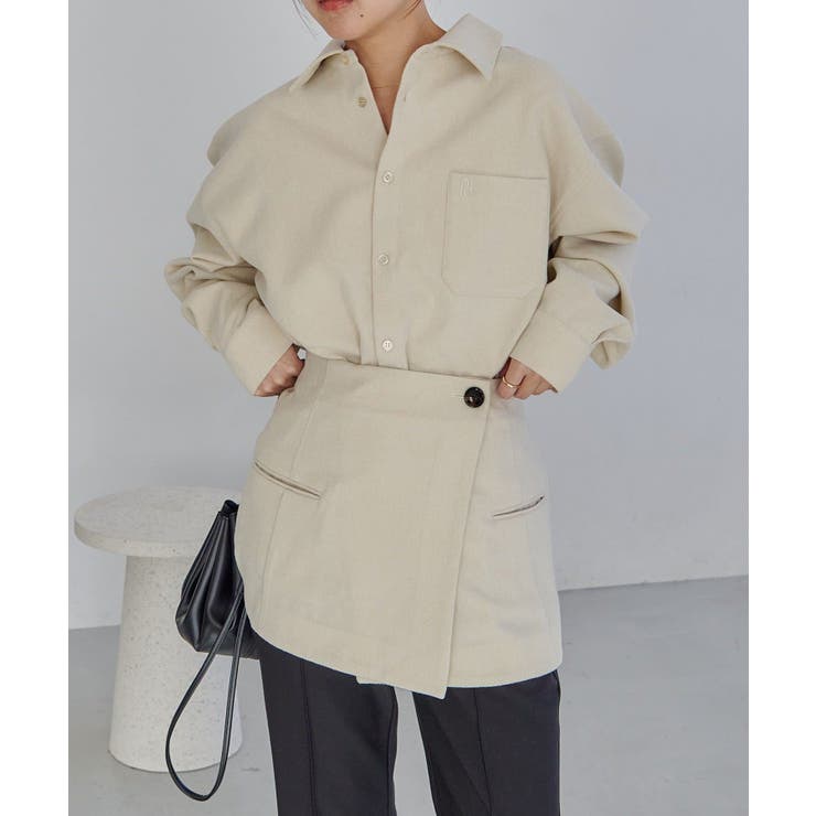 【CAPRICIEUX LE'MAGE】ラップレイヤードシャツ | PAL GROUP OUTLET | 詳細画像6 