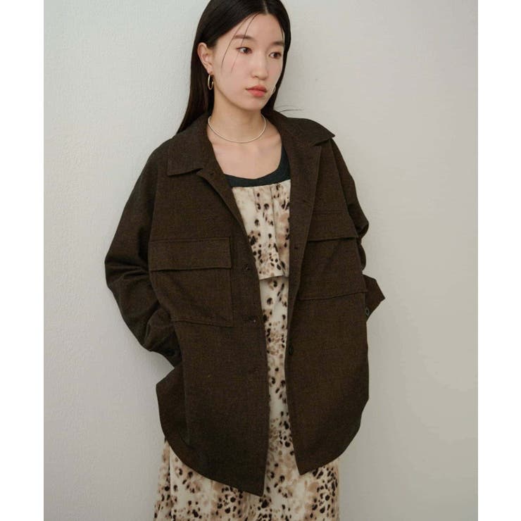 【Omekashi】ウールシャツジャケット | PAL GROUP OUTLET | 詳細画像10 