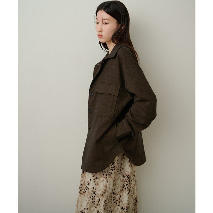【Omekashi】ウールシャツジャケット | PAL GROUP OUTLET | 詳細画像19 