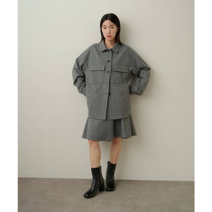 【Omekashi】ウールシャツジャケット | PAL GROUP OUTLET | 詳細画像42 