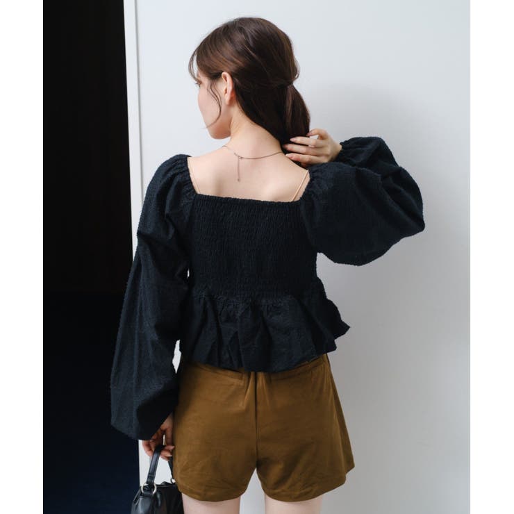 【Kastane】ダメージループバルーンブラウス | PAL GROUP OUTLET | 詳細画像19 