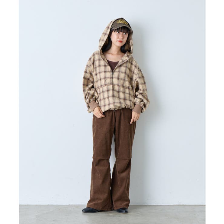 【Kastane】CORDUROY KNEE TUCK PANTS | PAL GROUP OUTLET | 詳細画像19 