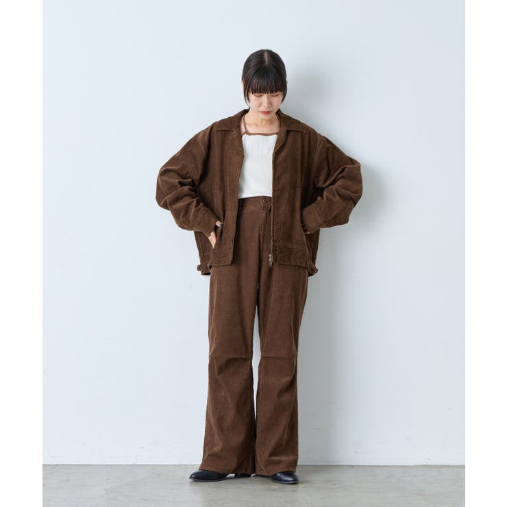 【Kastane】CORDUROY KNEE TUCK PANTS | PAL GROUP OUTLET | 詳細画像20 