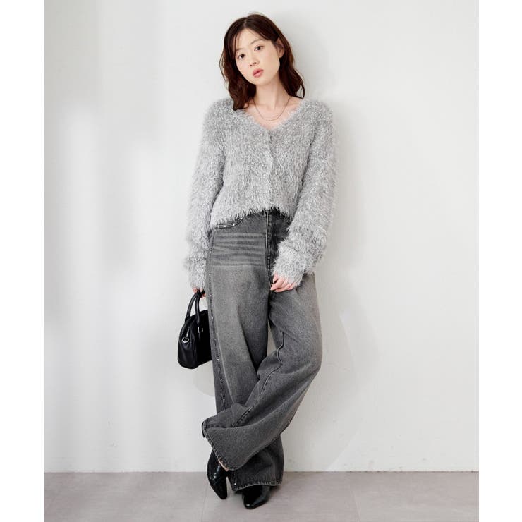 【Kastane】グロスシャギーカーディガン | PAL GROUP OUTLET | 詳細画像16 