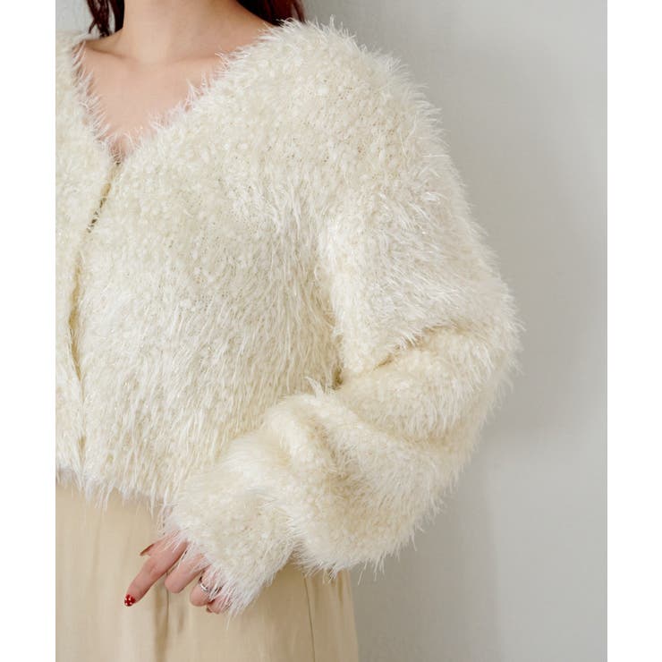 【Kastane】グロスシャギーカーディガン | PAL GROUP OUTLET | 詳細画像27 