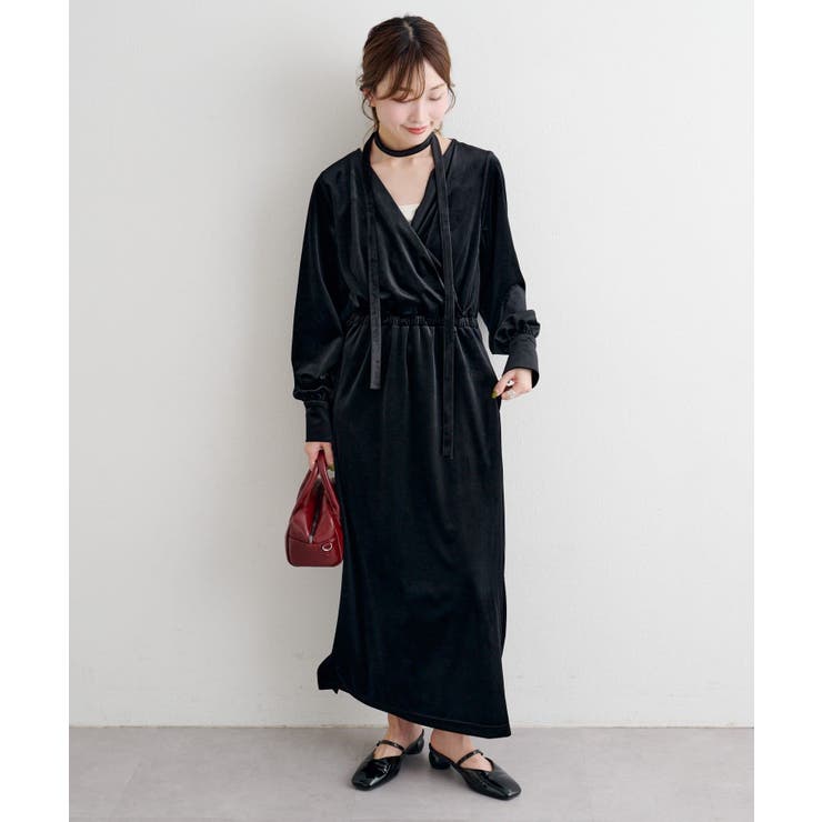 【Kastane】B ベロア2WAYワンピース | PAL GROUP OUTLET | 詳細画像2 