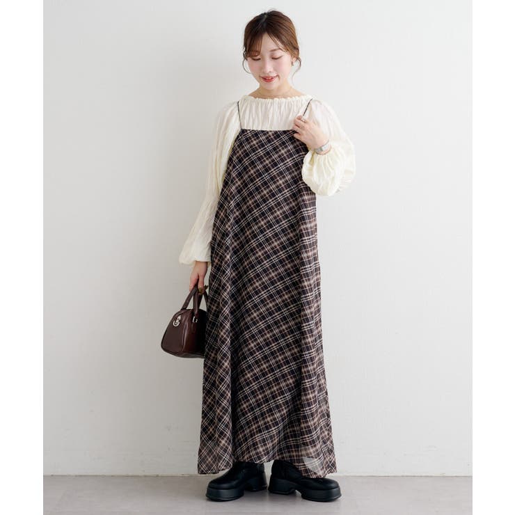 【Kastane】B シアーチェックワンピース | PAL GROUP OUTLET | 詳細画像10 