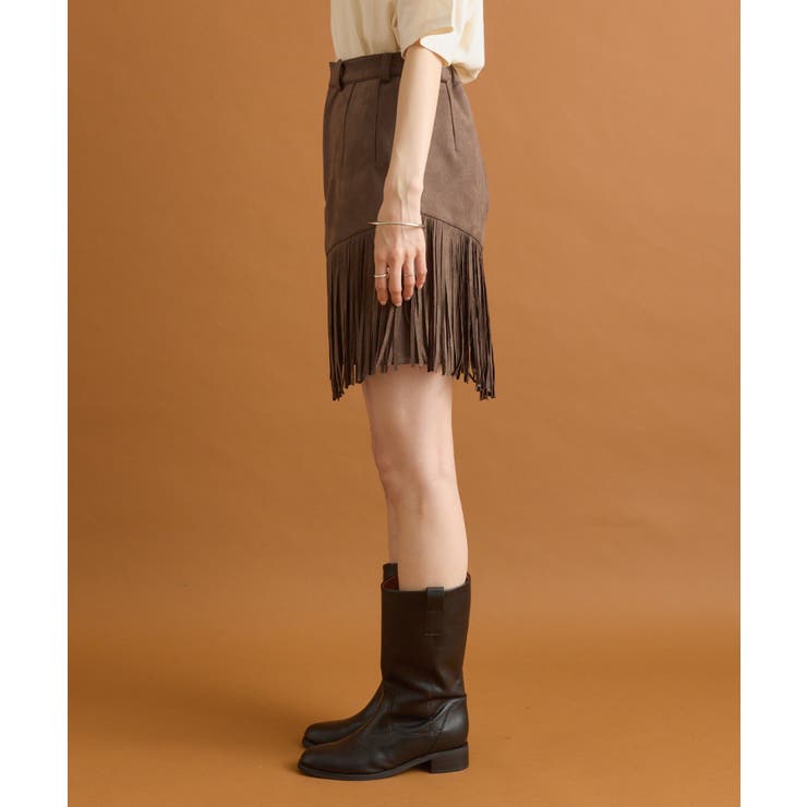 【mystic】フェイクスウェードフリンジスカート | PAL GROUP OUTLET | 詳細画像26 