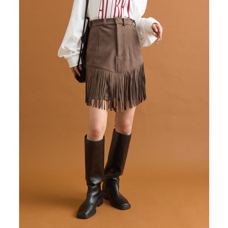 【mystic】フェイクスウェードフリンジスカート | PAL GROUP OUTLET | 詳細画像19 