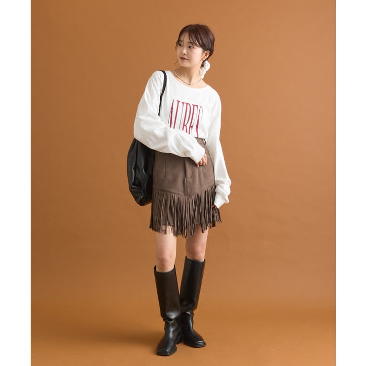 【mystic】フェイクスウェードフリンジスカート | PAL GROUP OUTLET | 詳細画像24 