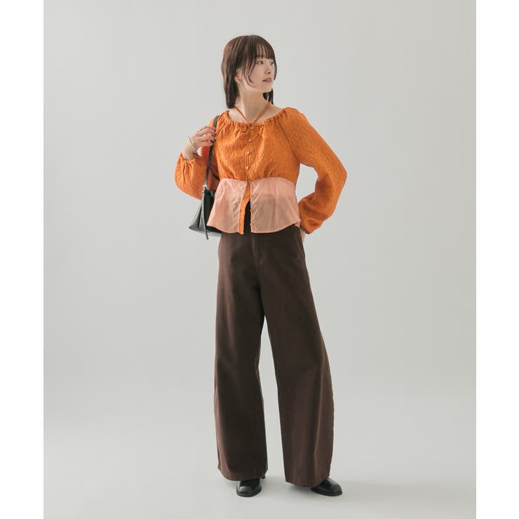 【mystic】シアーコルセットブラウス | PAL GROUP OUTLET | 詳細画像9 