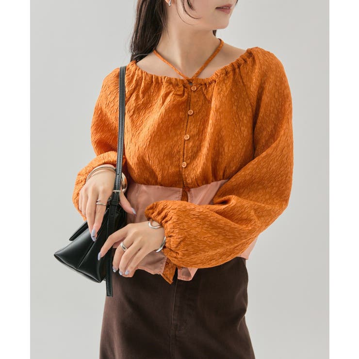 【mystic】シアーコルセットブラウス | PAL GROUP OUTLET | 詳細画像3 