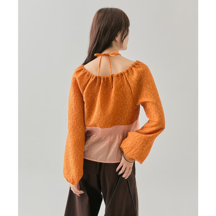 【mystic】シアーコルセットブラウス | PAL GROUP OUTLET | 詳細画像5 