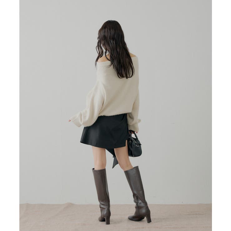 【Chico】ビジュー付アンゴラオフショルKT | PAL GROUP OUTLET | 詳細画像5 