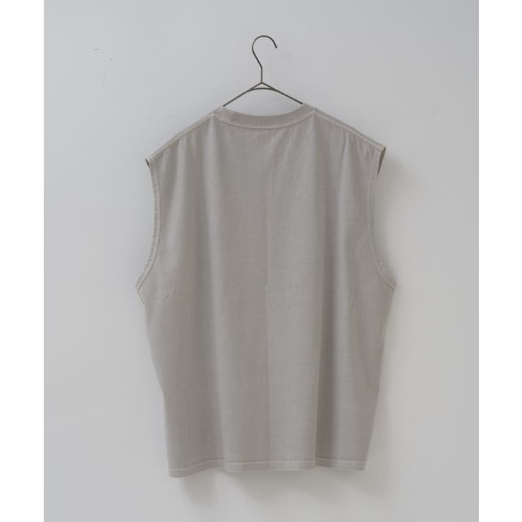 【Kastane】PIGMENT DYE NO SLEEVE TEE | PAL GROUP OUTLET | 詳細画像2 