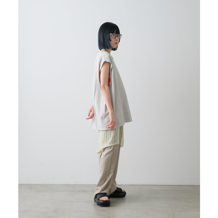 【Kastane】PIGMENT DYE NO SLEEVE TEE | PAL GROUP OUTLET | 詳細画像8 