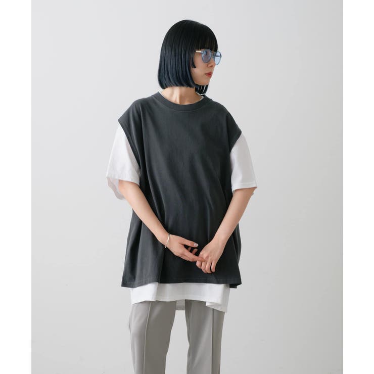 CCL | 【Kastane】PIGMENT DYE NO SLEEVE TEE | PAL GROUP OUTLET