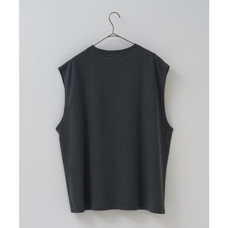 【Kastane】PIGMENT DYE NO SLEEVE TEE | PAL GROUP OUTLET | 詳細画像11 